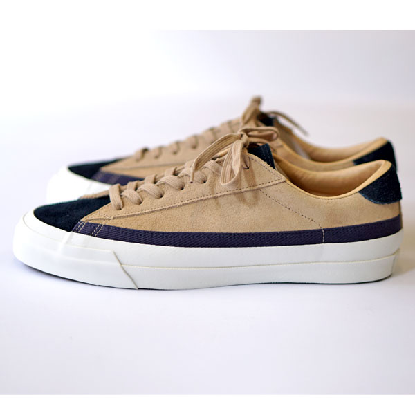 アサヒ Asahi ベルテッド スエードスニーカー ASAHI BELTED LOW SUEDE M020 NAVY/BEIGE