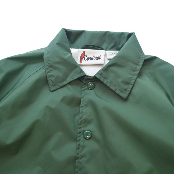 カーディナルアクティブウェア Cardinal Activewear COACH JACKET コーチジャケット GREEN