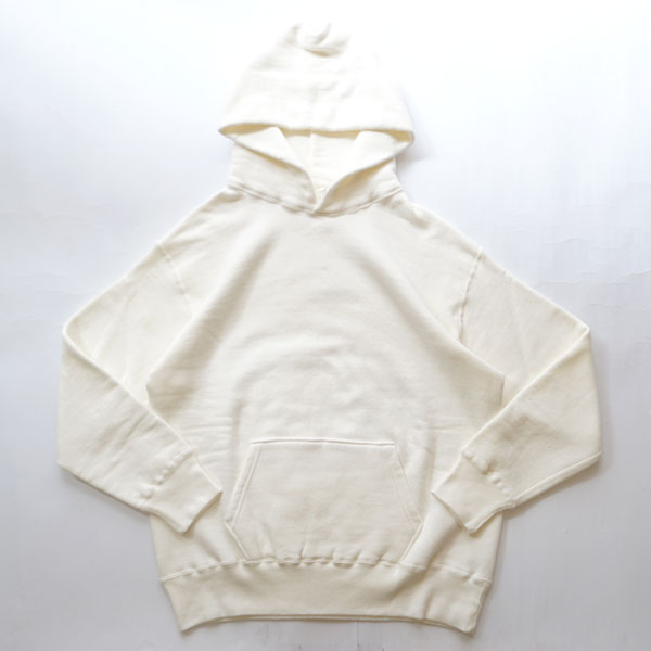 ダブルワークス Dubble Works 吊り編み プルオーバー スウェットパーカー Tsuriami Parka Lot White