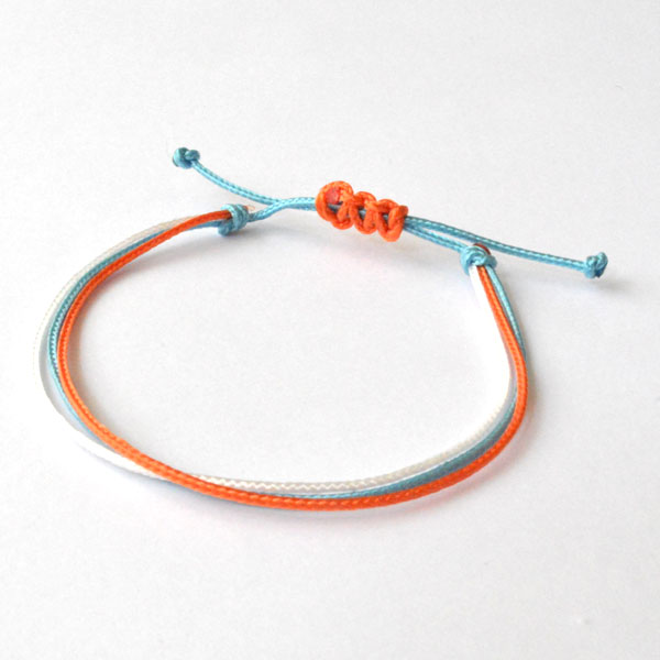 USAコード マイクロコード ブレスレット MICROCORD BRACELET TEAL/NAVY 